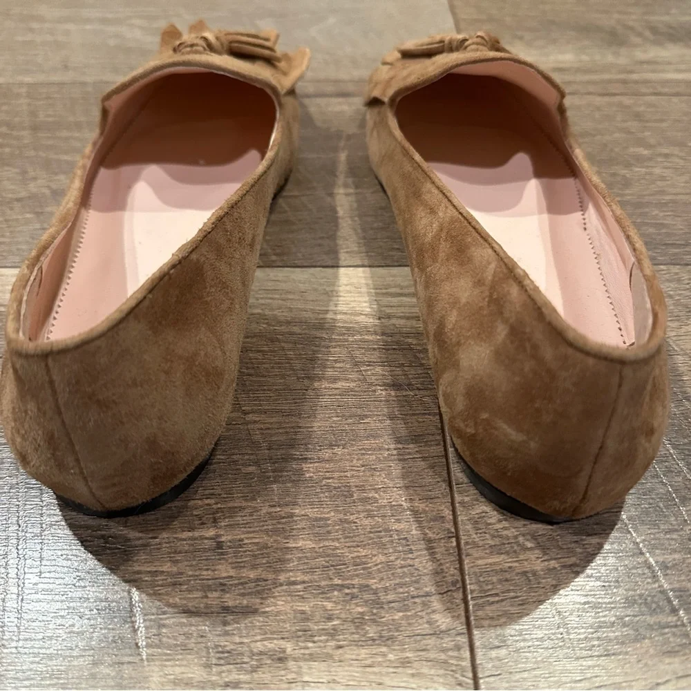J.Crew Suede Tassel Smoking Slippers Loafers NWOT - Picture 4 of 5